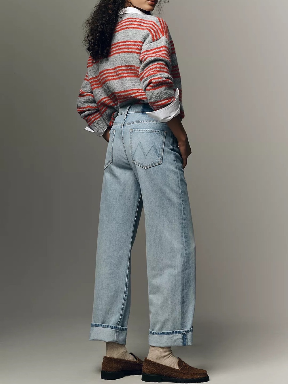 MOTHER Dodger Sneak Jeans in Leap At The Chance 26